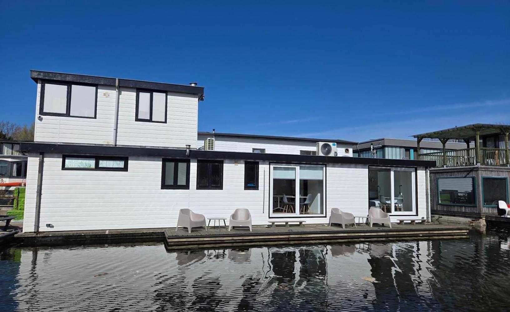 Houseboat The New Lake - Nieuwe Meer Amsterdam Exterior foto