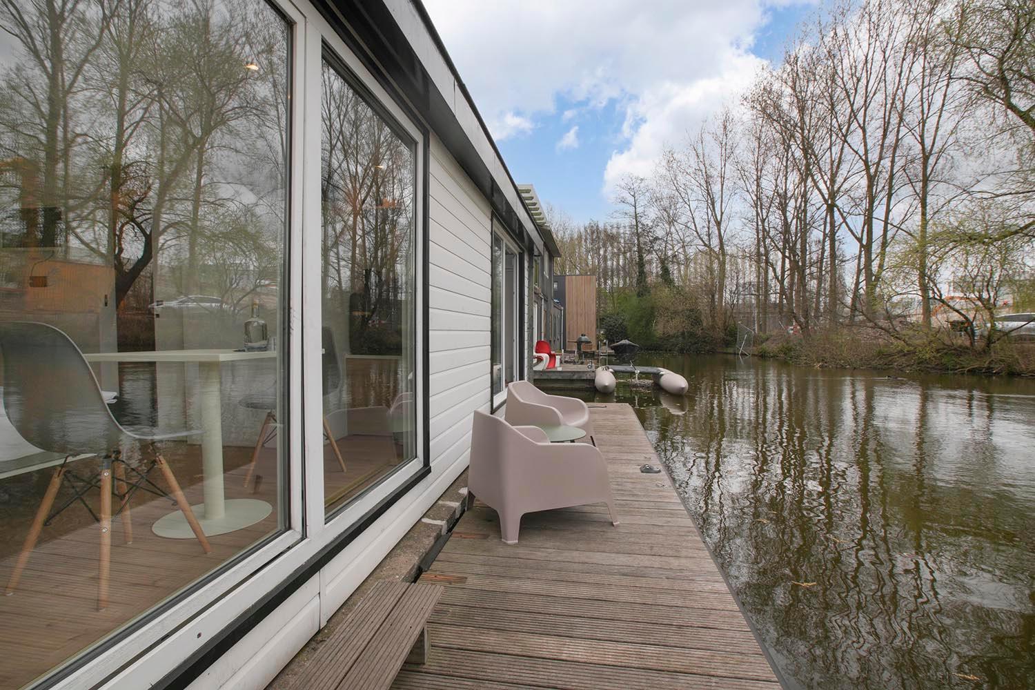 Houseboat The New Lake - Nieuwe Meer Amsterdam Exterior foto